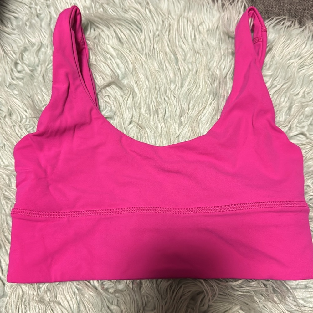 Pink Sz 4 Lululemon Sports Bra